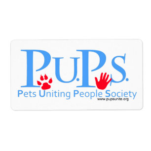 Pegatinas de la Sociedad de Mascotas que Unen a la