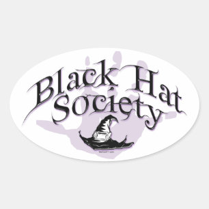 Pegatinas de la sociedad del gorra negro