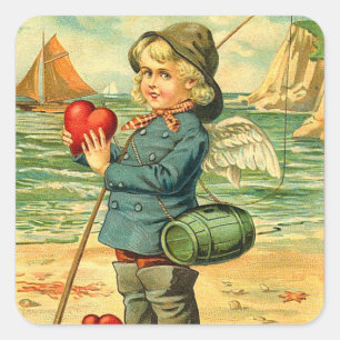 Pegatinas de la tarjeta del día de San Valentín