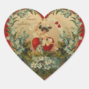 Pegatinas de la tarjeta del día de San Valentín 