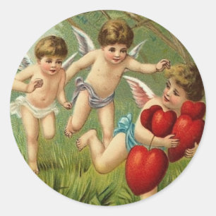 Pegatinas de la tarjeta del día de San Valentín