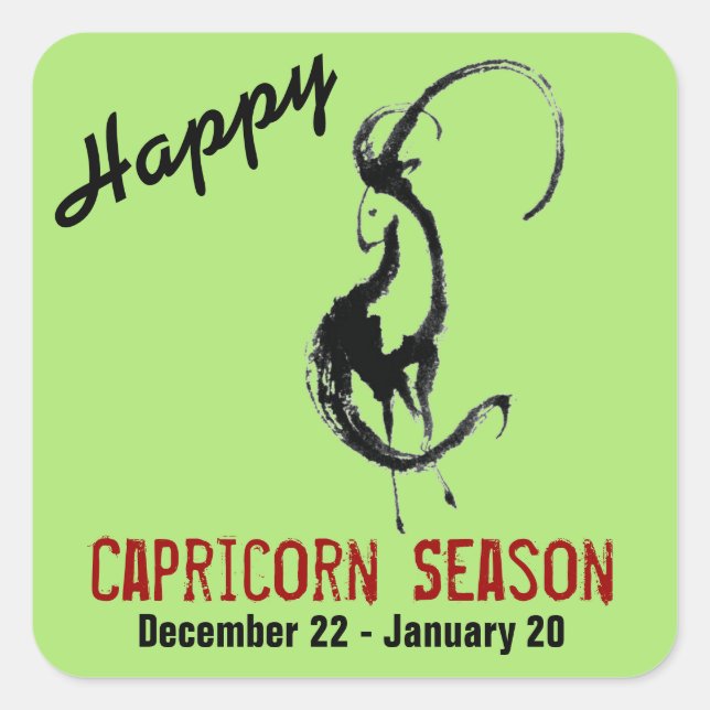 Pegatinas de la temporada de Capricorn (Anverso)