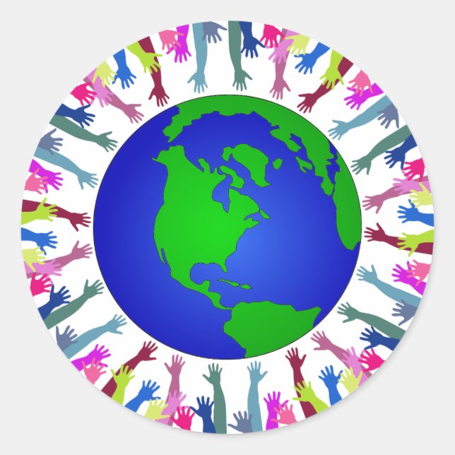 Pegatinas de la Tierra (Anverso)