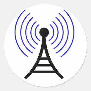 Pegatinas de la torre de radio