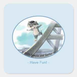 Pegatinas de la Torre Eiffel Classic Square - Sueñ