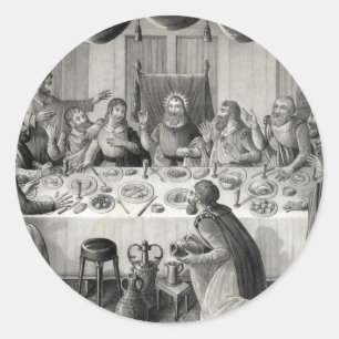 pegatinas de "La última cena"