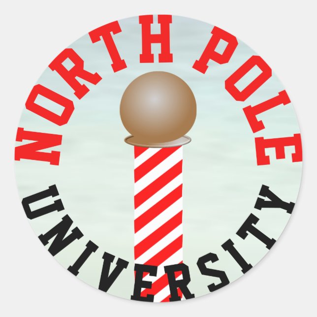 Pegatinas de la Universidad del Polo Norte (Anverso)