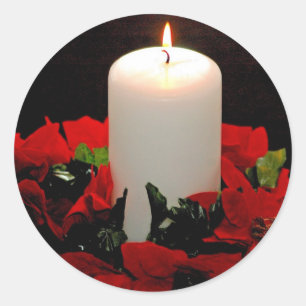 Pegatinas de la vela del navidad