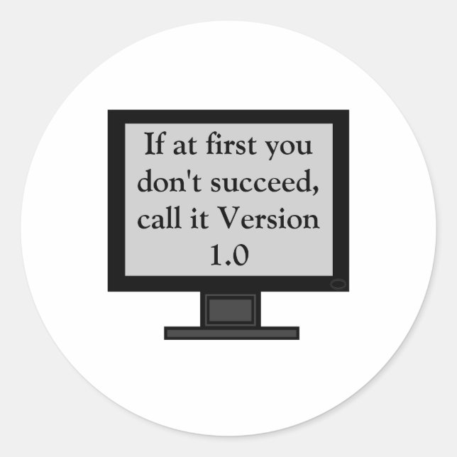 Pegatinas de la versión 1.0 (Anverso)