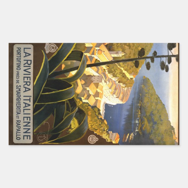 Pegatinas de la Vieja Riviera Italiana (Anverso)