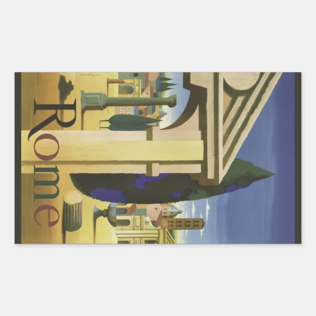 Pegatinas de la Vieja Roma Italia (Anverso)