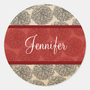 Pegatinas de la Viña Roja de Zambia