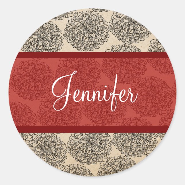 Pegatinas de la Viña Roja de Zambia (Anverso)