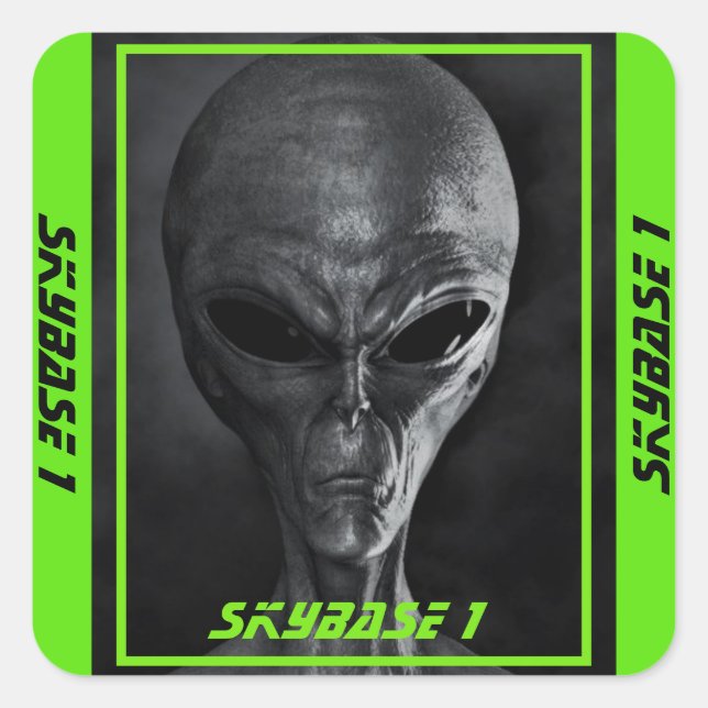 Pegatinas de la zona de SkyBase1 personalizado (Anverso)