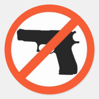 Pegatinas DE LA ZONA LIBRE DE ARMAS