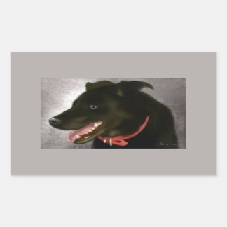 Pegatinas de Labrador Negro