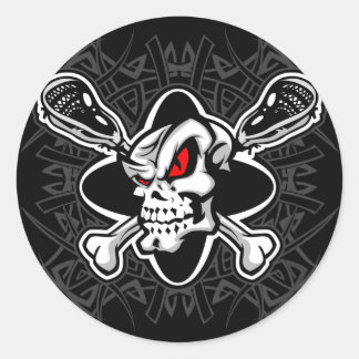 Pegatinas de Lacrosse Skull