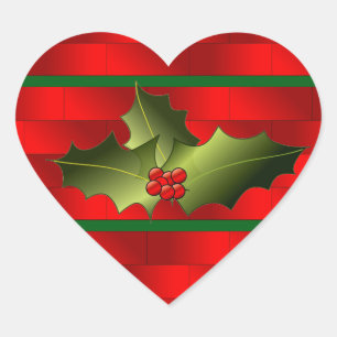 Pegatinas de Ladrillos y Mistletoe de Santa