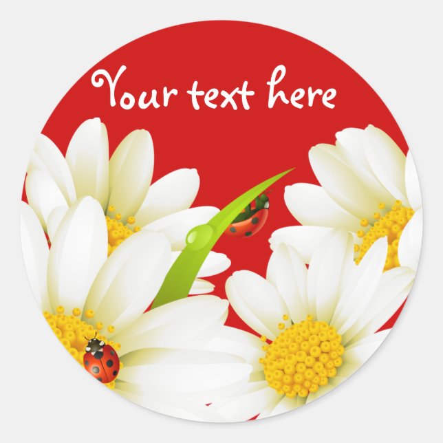 Pegatinas de Ladybugs (Anverso)