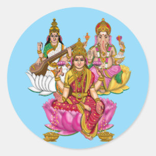 Pegatinas de Lakshmi Ganesha