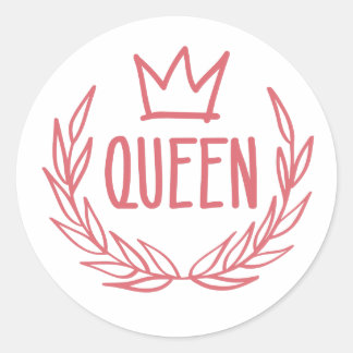 Pegatinas de laptops de la Reina Corona