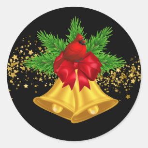 Pegatinas de las campanas navidades