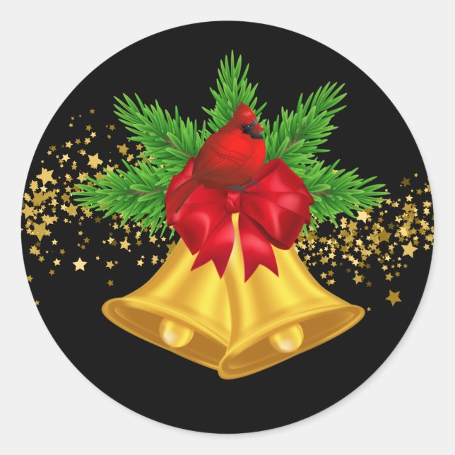 Pegatinas de las campanas navidades (Anverso)
