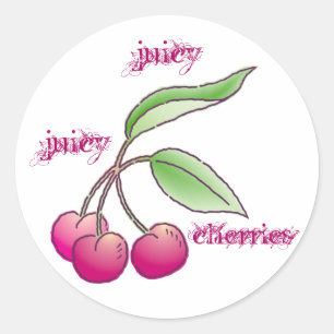 Pegatinas de las cerezas