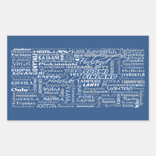 Pegatinas de las ciudades de Finlandia