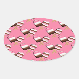 Pegatinas de las heladas napolitanas 01-OVAL