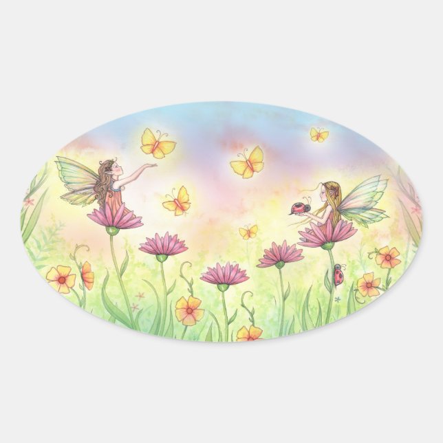 Pegatinas de las hermanas de los pequeños hatos (Anverso)