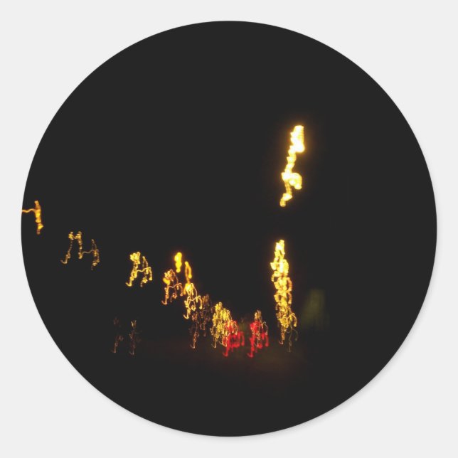 Pegatinas de las luces danzantes (Anverso)