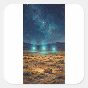 Pegatinas de las Luces de Marfa