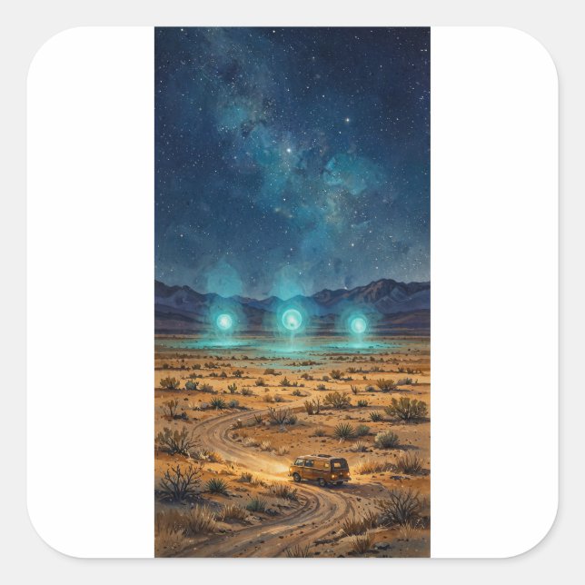 Pegatinas de las Luces de Marfa (Anverso)