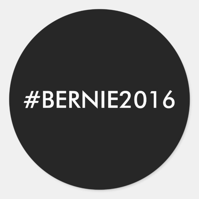 Pegatinas de las Promo de Bernie Sanders 2016 (Anverso)