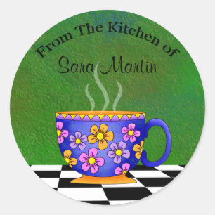 Pegatinas de Latte Kitchen