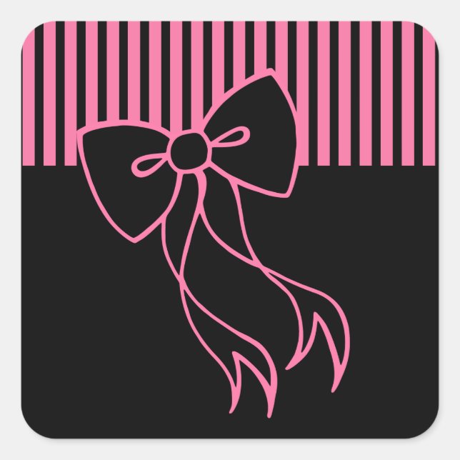 Pegatinas de lazo retro (Anverso)