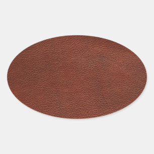 Pegatinas de Leather Oval