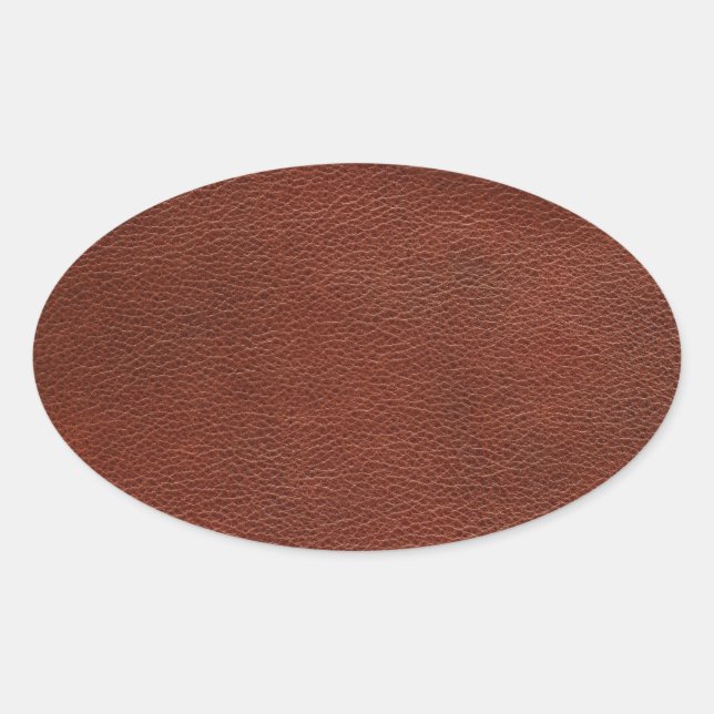 Pegatinas de Leather Oval (Anverso)