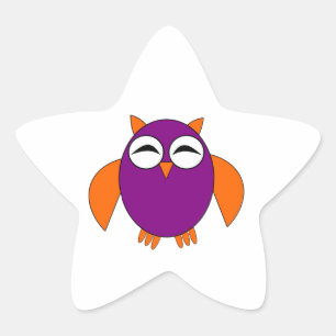 Pegatinas de Lechuza Cute Halloween