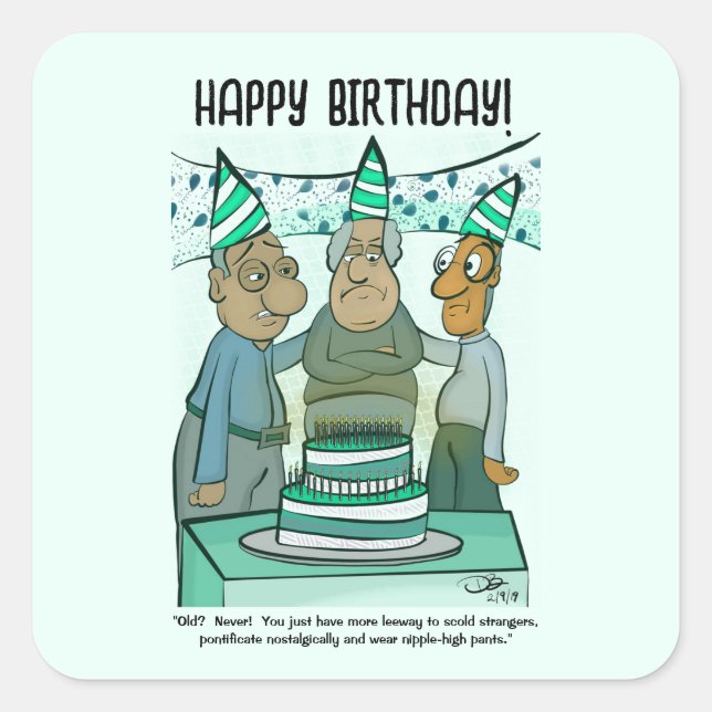 Pegatinas de Leeway Square (Anverso)