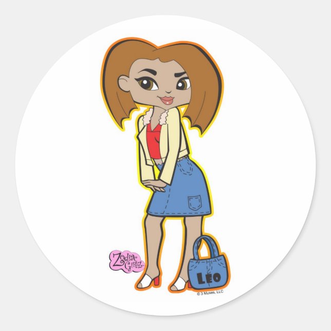 Pegatinas de Leo (Anverso)