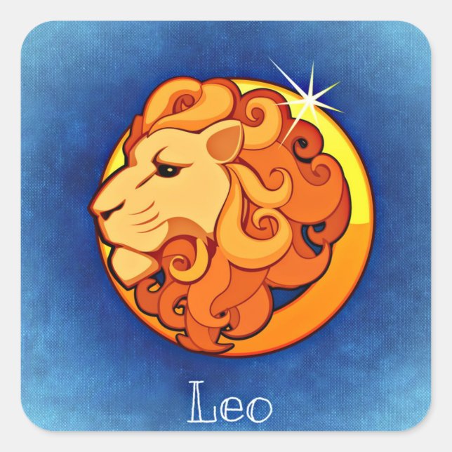 pegatinas de leo zodiac (Anverso)