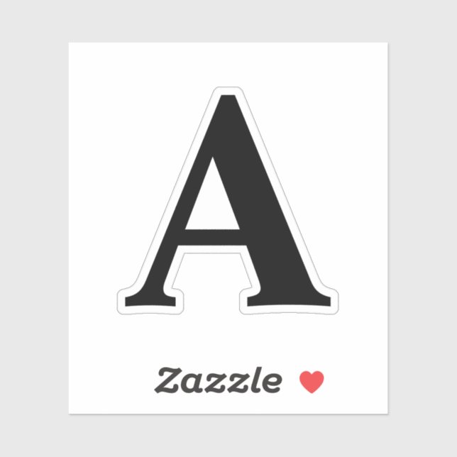 pegatinas De Letra Alfabética Adhesiva De 2 Pulgad (Hoja)