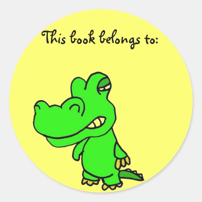 Pegatinas de libros BF-Gator (Anverso)