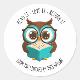 Pegatinas de Libros Personalizadas Etiqueta de E