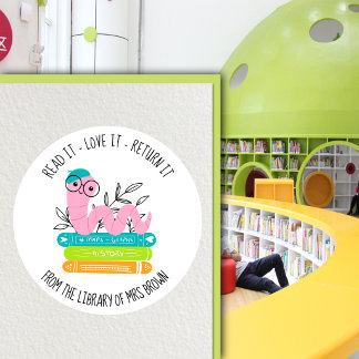 Pegatinas de Libros Personalizadas | Etiqueta de E