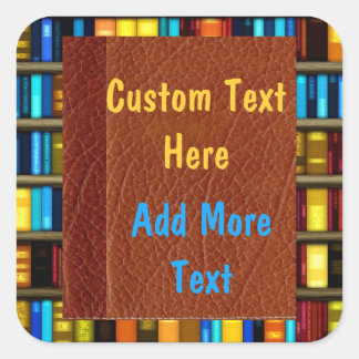 Pegatinas de libros personalizados