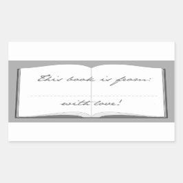 Pegatinas de libros personalizados (Este Libro Es 