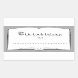 Pegatinas de libros personalizados (Este Libro Per